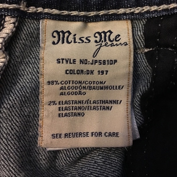 Beautiful Miss Me Cuffed Capri Jeans - Picture 8 of 8